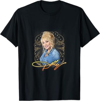 Dolly Parton Denim Smile T-Shirt Copy Copy Copy Copy Copy