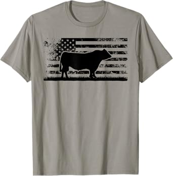 USA American Flag - America Cow Black Angus Rancher T-Shirt Copy Copy Copy Copy Copy