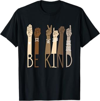 Be Kind Sign Language Hand Talking Teachers Interpreter ASL T-Shirt Copy Copy Copy Copy Copy