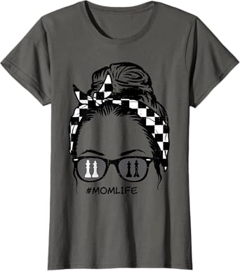 Mom Life Chess Bandana Sunglasses Player Mommy Mama Women T-Shirt Copy Copy Copy Copy Copy